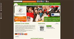 Desktop Screenshot of languageexchange.ie