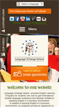 Mobile Screenshot of languageexchange.ie