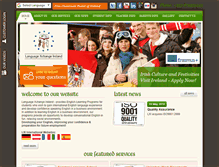 Tablet Screenshot of languageexchange.ie